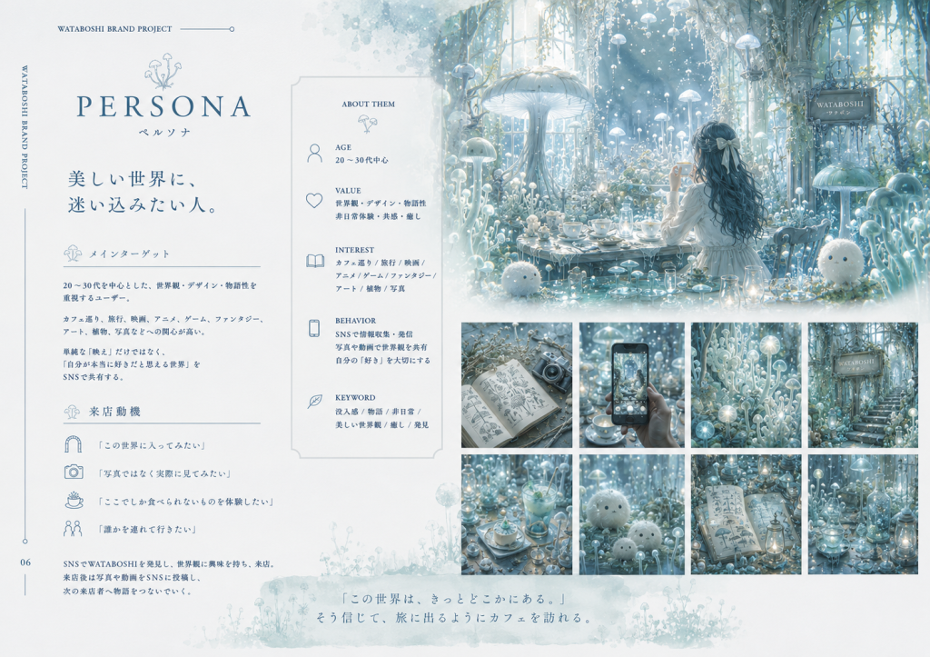 WATABOSHI CAFE – 商品企画