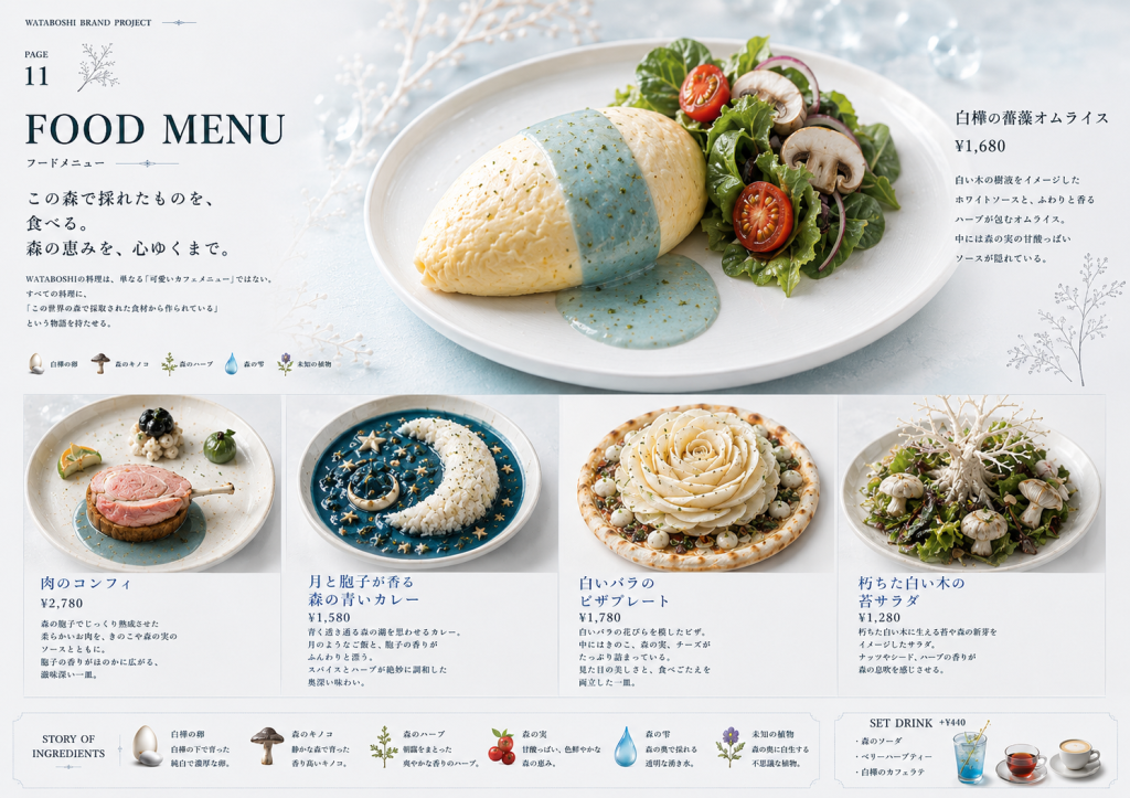 WATABOSHI CAFE – 商品企画