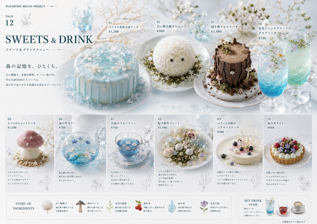 WATABOSHI CAFE – 商品企画