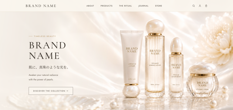 PEARL SKINCARE – WEB DESIGN